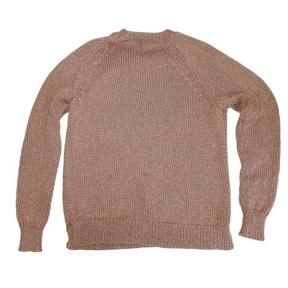 J.Crew Sweater Womens Size small pullover Sweater Metallic Knit - Picture 2 of 6